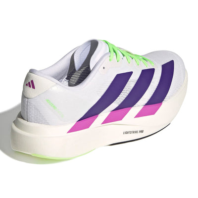 Adidas Women's Adizero Evo SL - BlackToe Running#colour_white-purple-burst