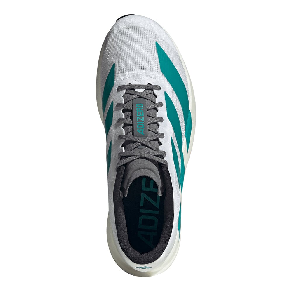 Adidas Men's Adizero Evo SL - BlackToe Running#colour_white-pure-teal-grey