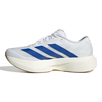 Adidas Men's Adizero Evo SL - BlackToe Running#colour_flash-white-team-royal-blue-pure-ruby
