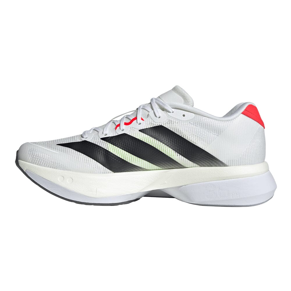 Adidas Men's Adizero Boston 13 - BlackToe Running#colour_white-core-black-lucid-red