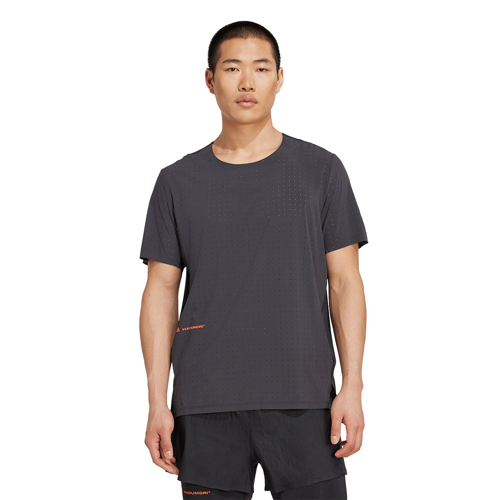 Adidas Men's Adi365 H.Koumori Running T-Shirt - BlackToe Running