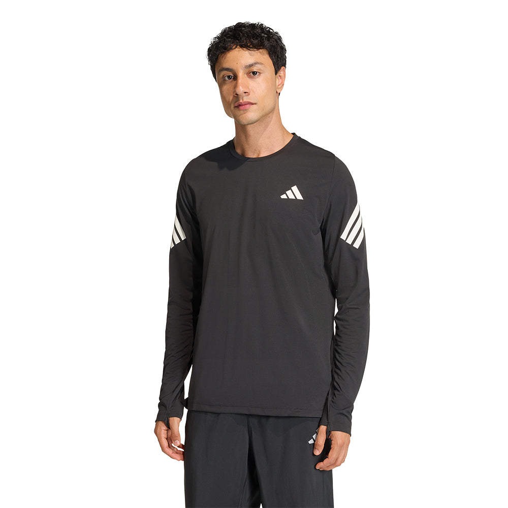 Adidas Men's Adi365 Running Iconic Climacool Long Sleeve - BlackToe Running