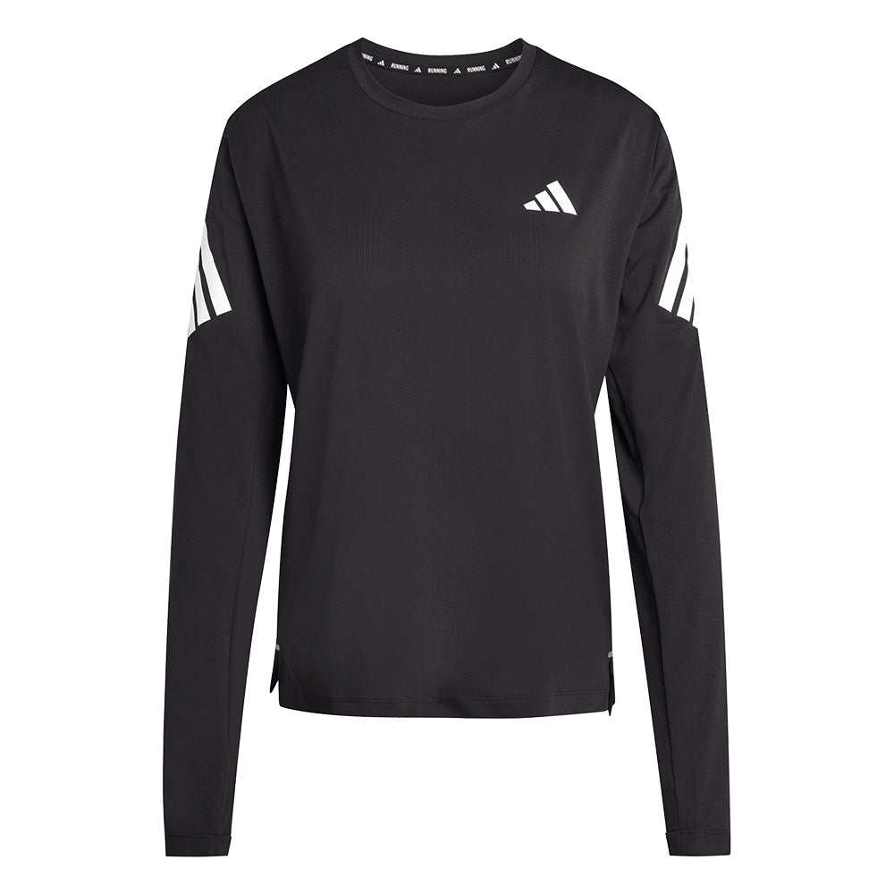 Adidas Women's Adi365 Running Climacool Iconic Long Sleeve - BlackToe Running#colour_black