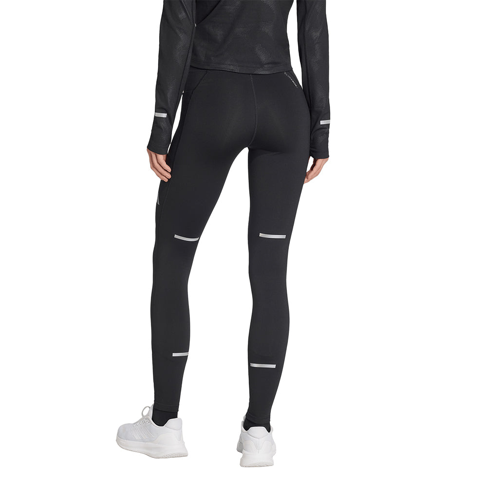 Adidas Women's Adi365 Climawarm+ 1/1 Leggings - BlackToe Running