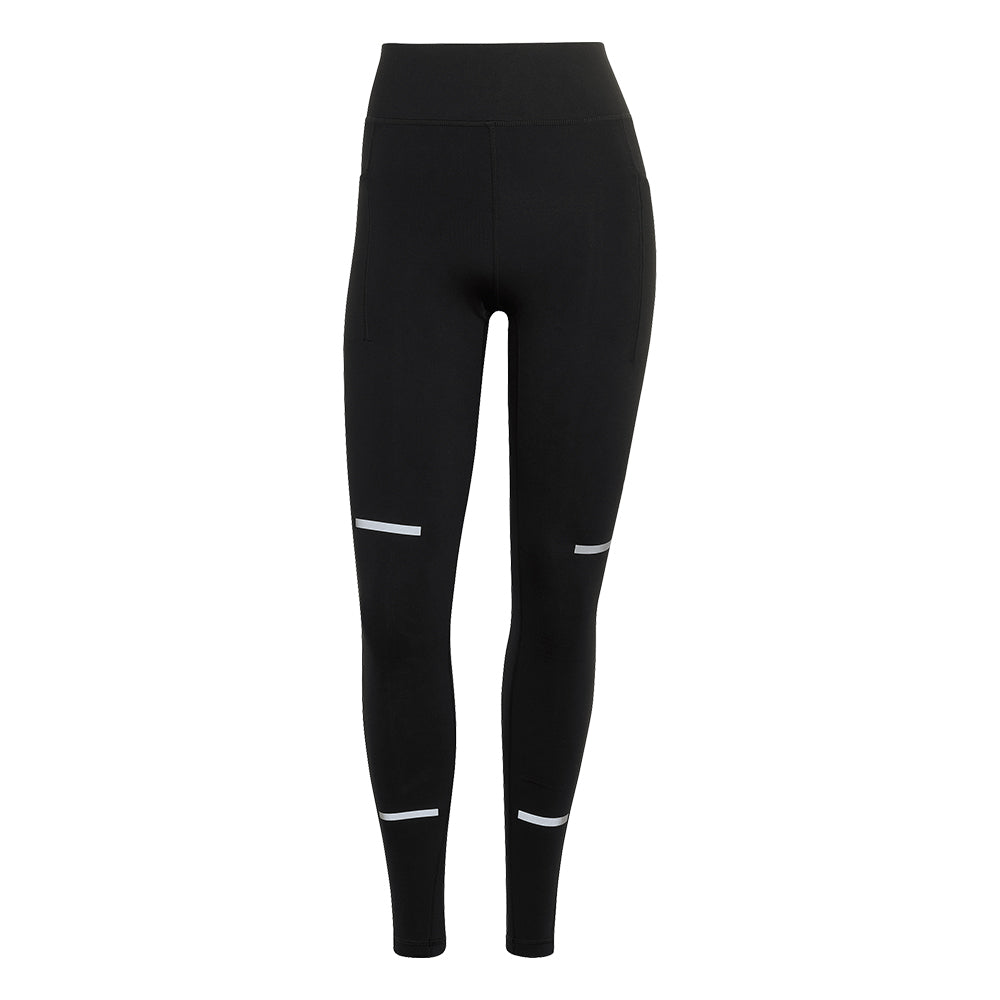 Adidas Women's Adi365 Climawarm+ 1/1 Leggings - BlackToe Running#colour_black