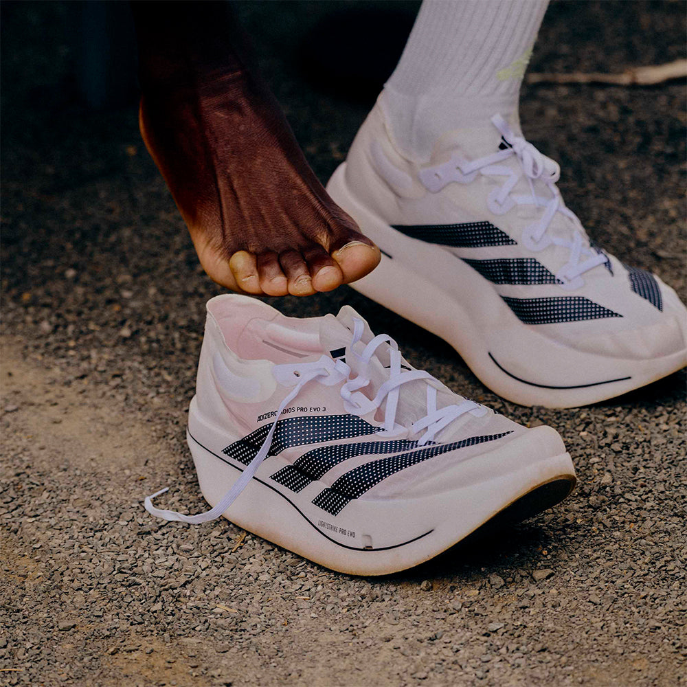 Adidas Adizero Adios Pro Evo 3 - BlackToe Running#colour_cloud-white-core-black-solar-turbo