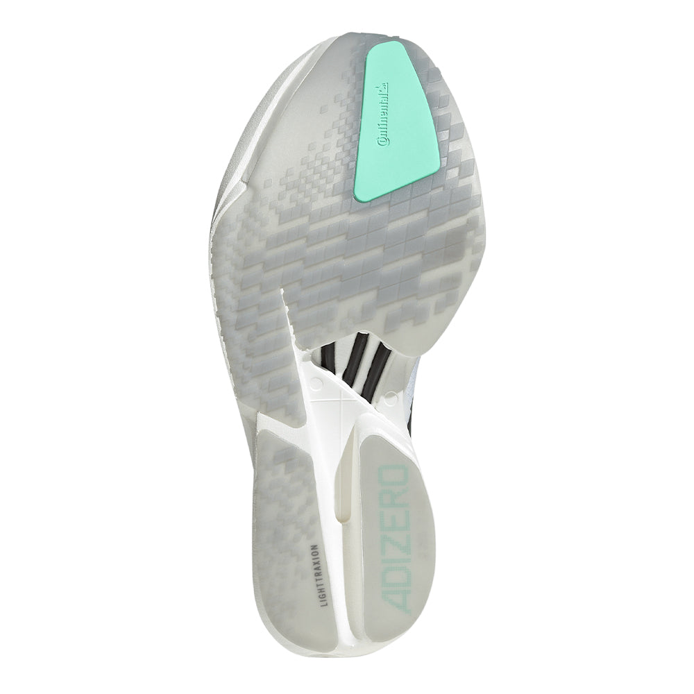 Adidas Women's Adizero Adios Pro 4 - BlackToe Running#colour_white-iron-met-pulse-mint