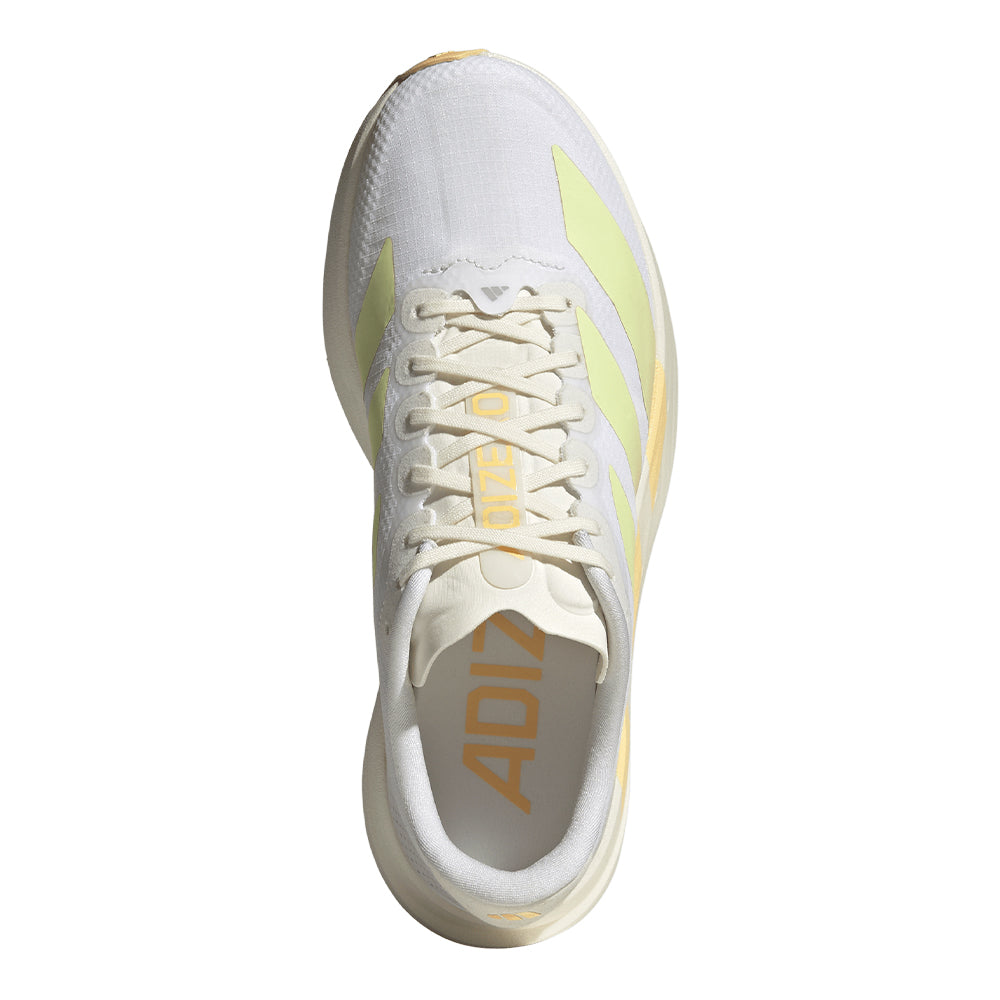 Adidas Women's Adizero Evo SL Woven - BlackToe Running#colour_white-ice-tangerine-off-white
