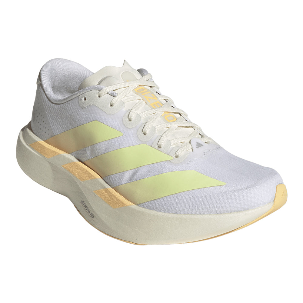 Adidas Women's Adizero Evo SL Woven - BlackToe Running#colour_white-ice-tangerine-off-white