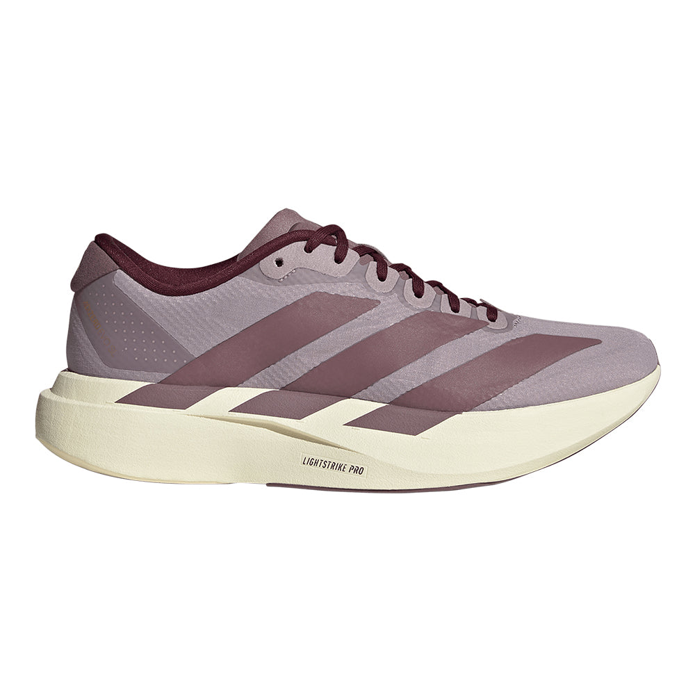 Adidas Women's Adizero Evo SL Woven - BlackToe Running#colour_preloved-fig-shadow-fig-maroon