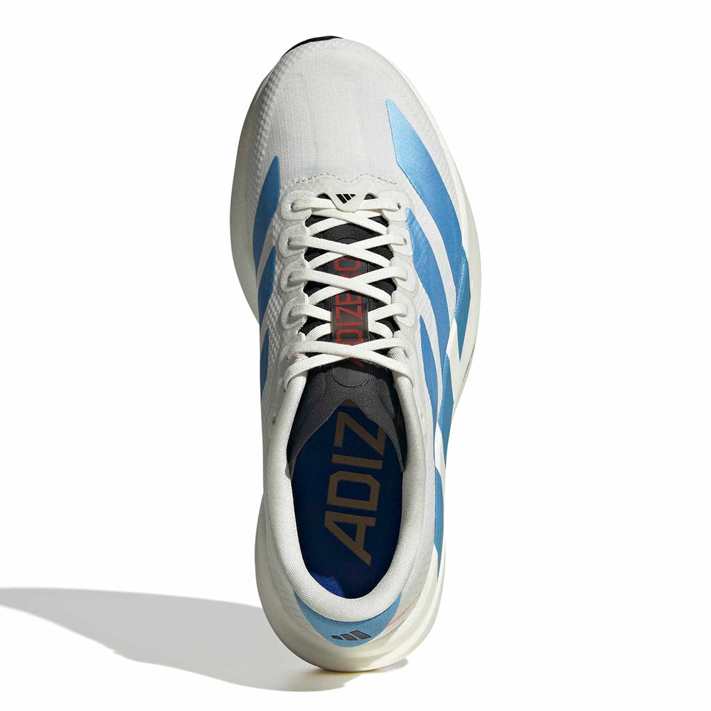 Adidas Women's Adizero Evo SL Woven - BlackToe Running#colour_off-white-light-blue-off-white