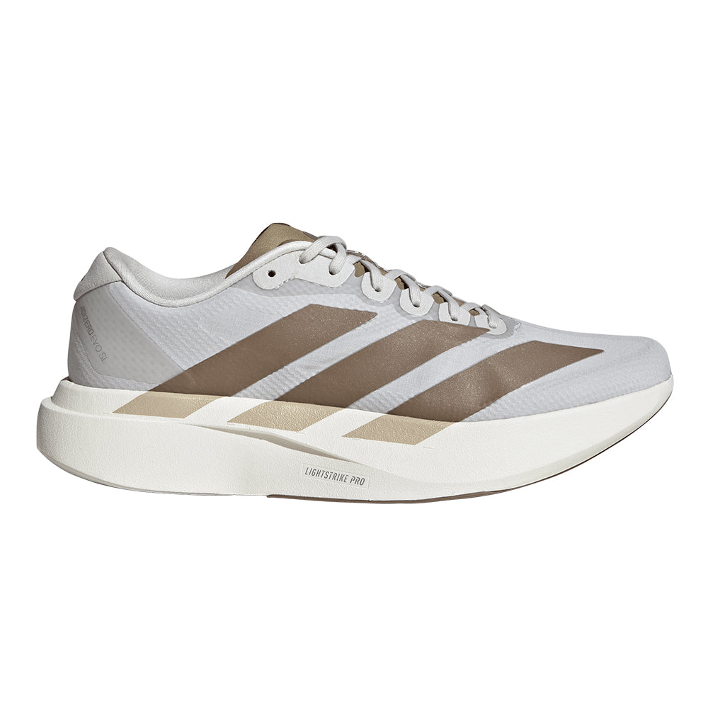 Adidas Men's Adizero Evo SL Woven - BlackToe Running#colour_grey-khaki
