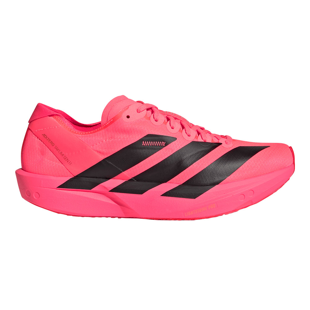 Adidas Women's Adizero Takumi Sen 11 - BlackToe Running#colour_solar-turbo-core-black-lucid-red