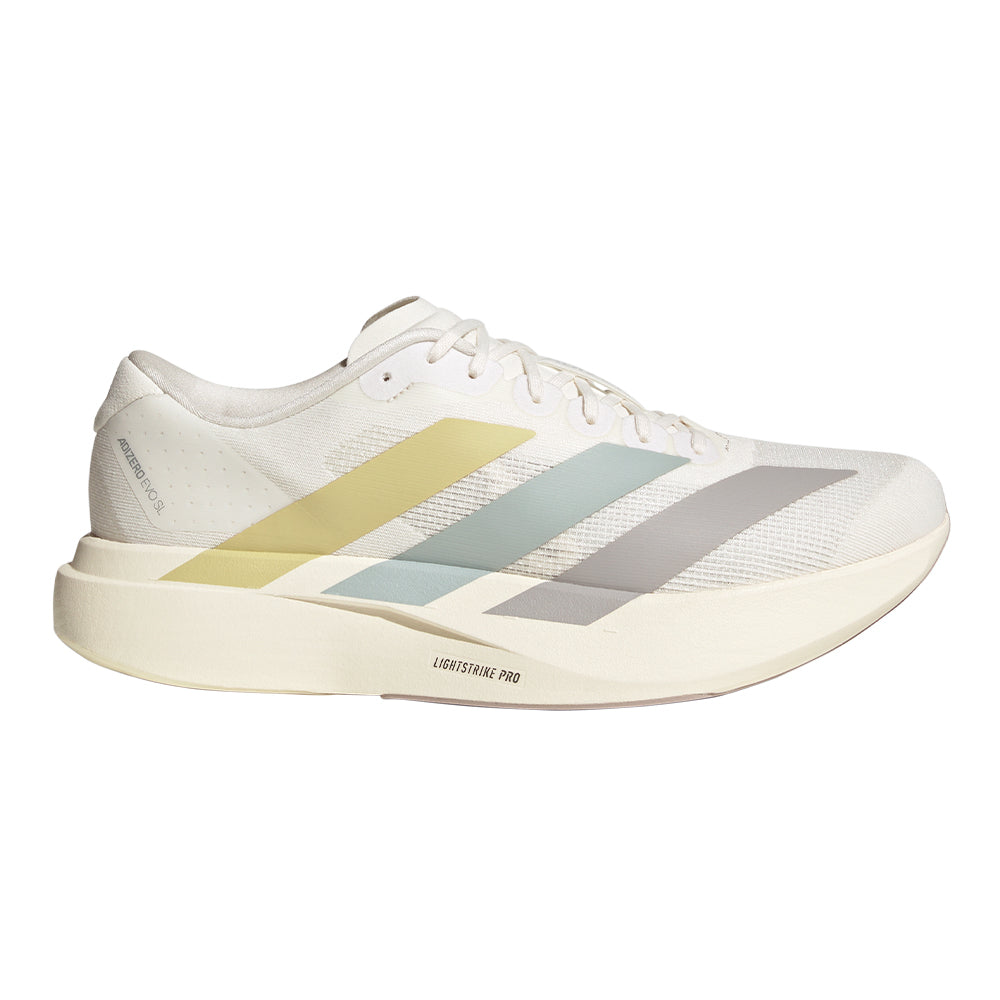 Adidas Men's Adizero Evo SL - BlackToe Running#colour_white-carbon-wonder-sage