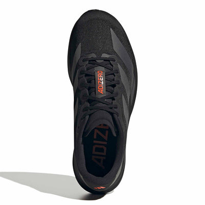 Adidas Men's Adizero Evo SL - BlackToe Running#colour_core-black-grey-impact-orange