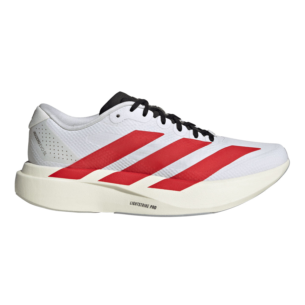 Adidas Women's Adizero Evo SL Woven - BlackToe Running#colour_white-team-college-red-core-black