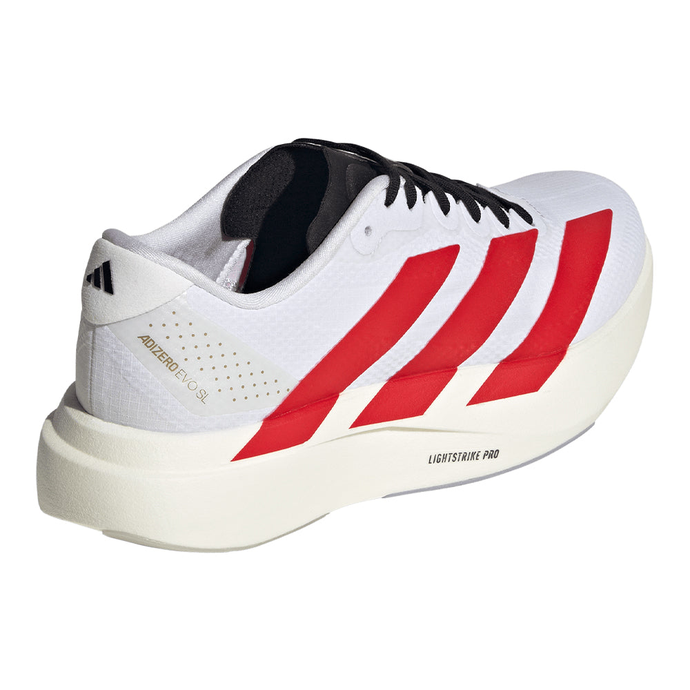 Adidas Women's Adizero Evo SL Woven - BlackToe Running#colour_white-team-college-red-core-black