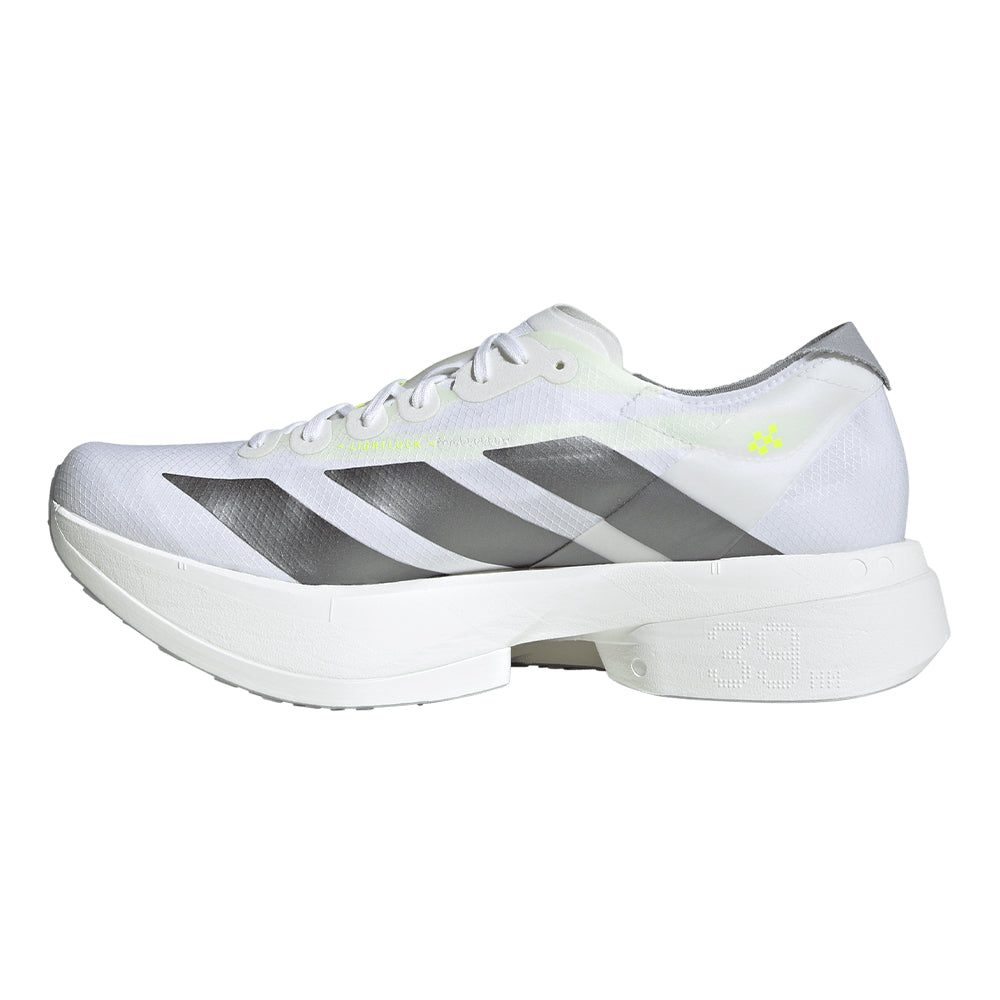 Adidas Men's Adizero Adios Pro 4 - BlackToe Running#colour_white-iron-met-solar-yellow