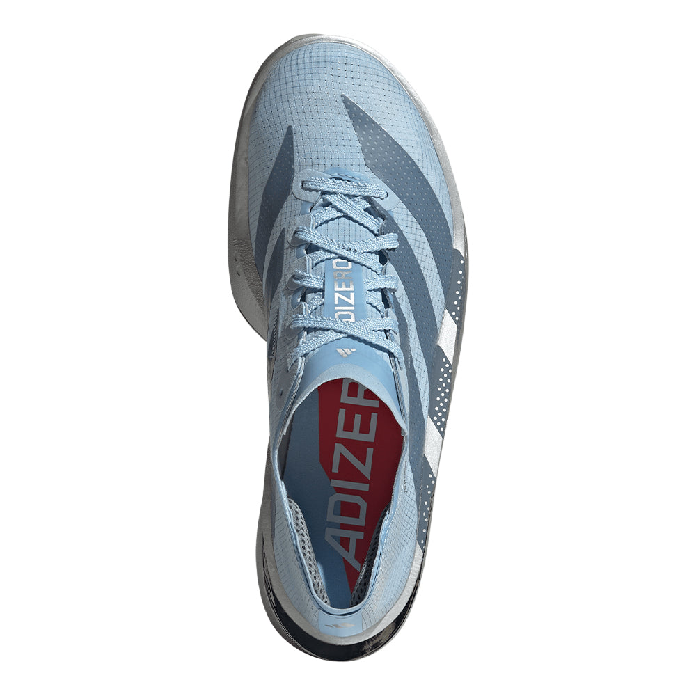 Adidas Women's Adizero Adios Pro 5 - BlackToe Running#colour_clear-sky-steel-silver-metallic