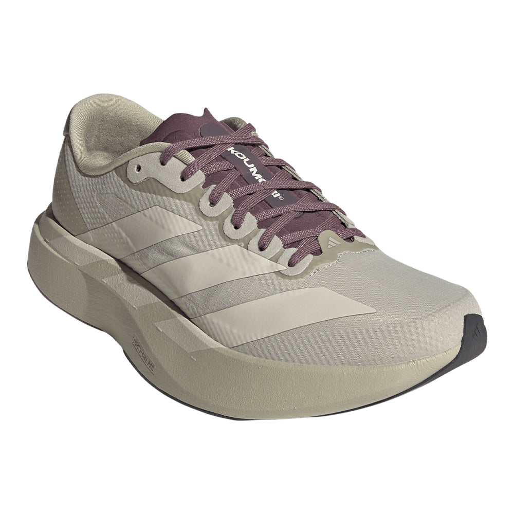 Adidas Women's Adizero Evo SL Woven - BlackToe Running#colour_putty-grey-alumina-shadow-fig