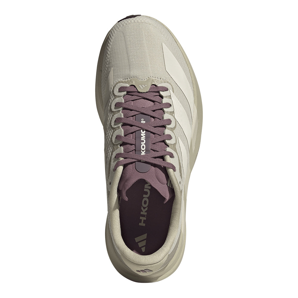 Adidas Women's Adizero Evo SL Woven - BlackToe Running#colour_putty-grey-alumina-shadow-fig