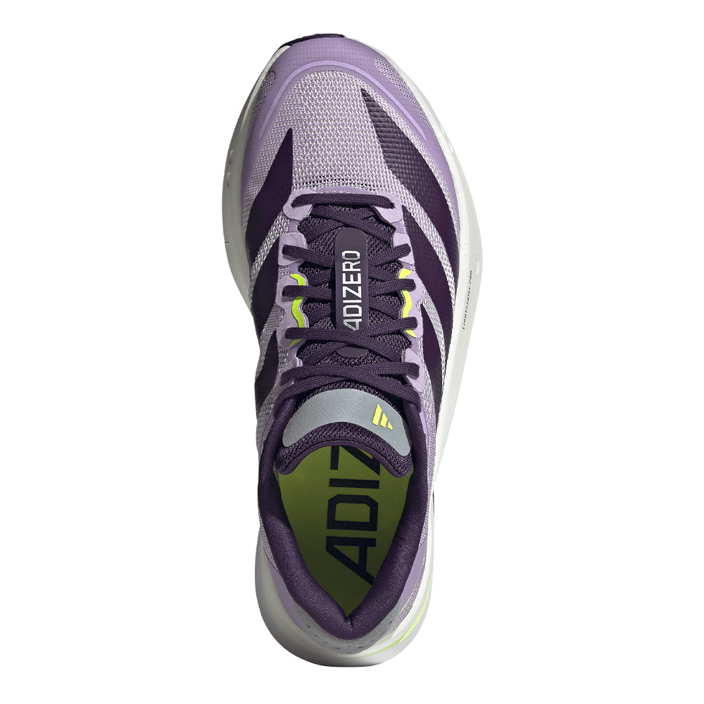 Adidas Women's Adizero Boston 13 - BlackToe Running#colour_powder-plum-aurora-plum-preloved-violet