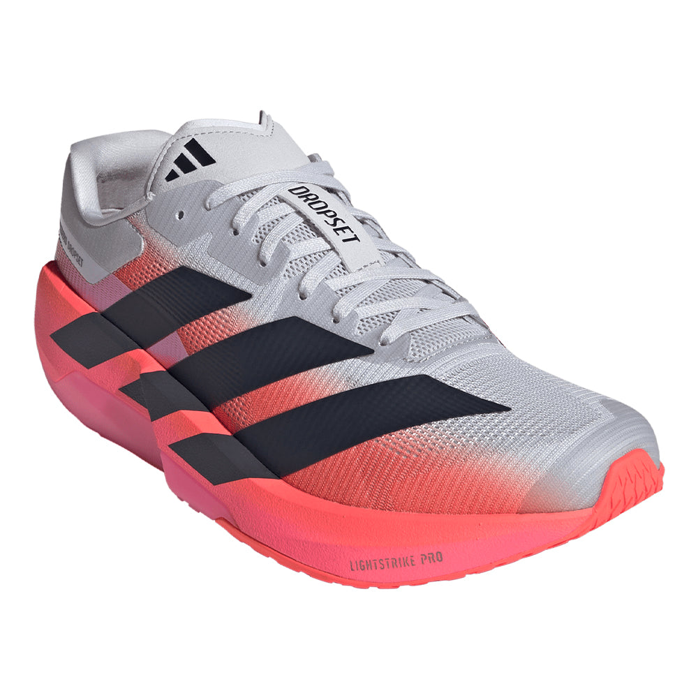 Adidas Men's Adizero Dropset Pro - BlackToe Running#colour_dash-grey-night-grey-solar-turbo