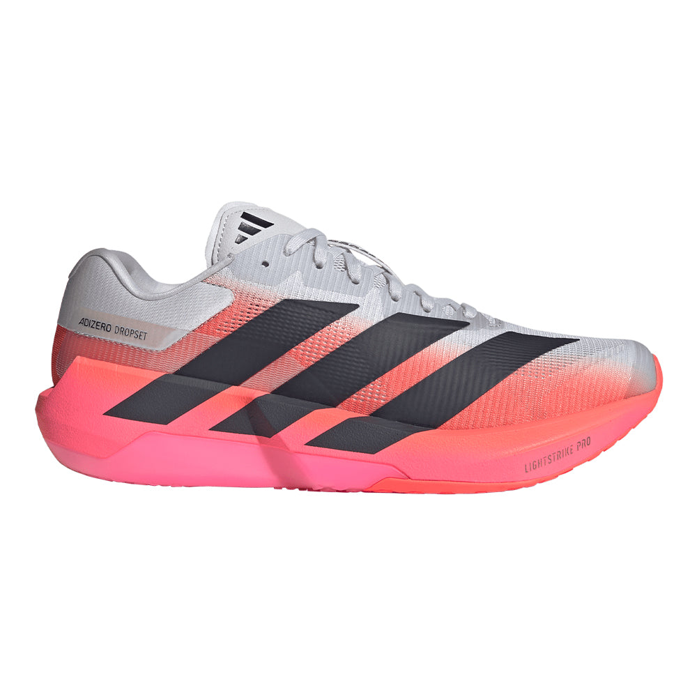 Adidas Men's Adizero Dropset Pro - BlackToe Running#colour_dash-grey-night-grey-solar-turbo