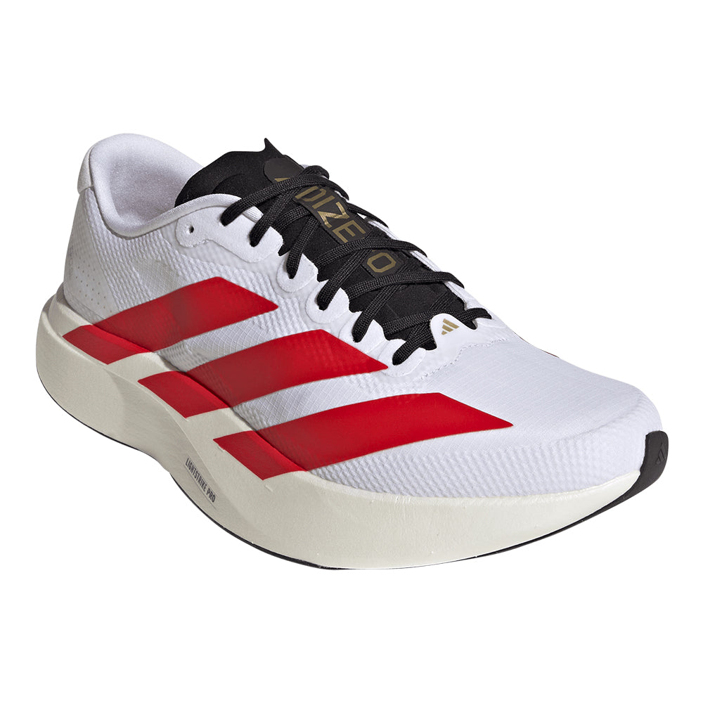 Adidas Men's Adizero Evo SL Woven - BlackToe Running#colour_white-team-college-red-core-black
