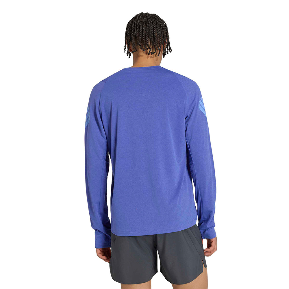 Adidas Men's Adi365 Running Iconic Climacool Long Sleeve - BlackToe Running