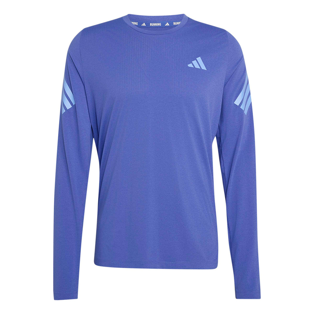 Adidas Men's Adi365 Running Iconic Climacool Long Sleeve - BlackToe Running#colour_dual-indigo