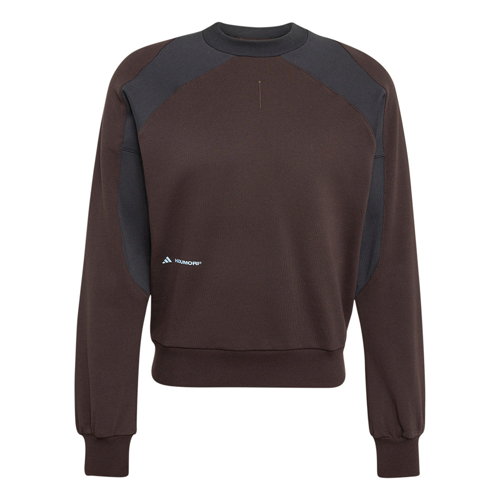 Adidas Running X Hermanos Koumori Crewneck - BlackToe Running#colour_night-brown-night-grey