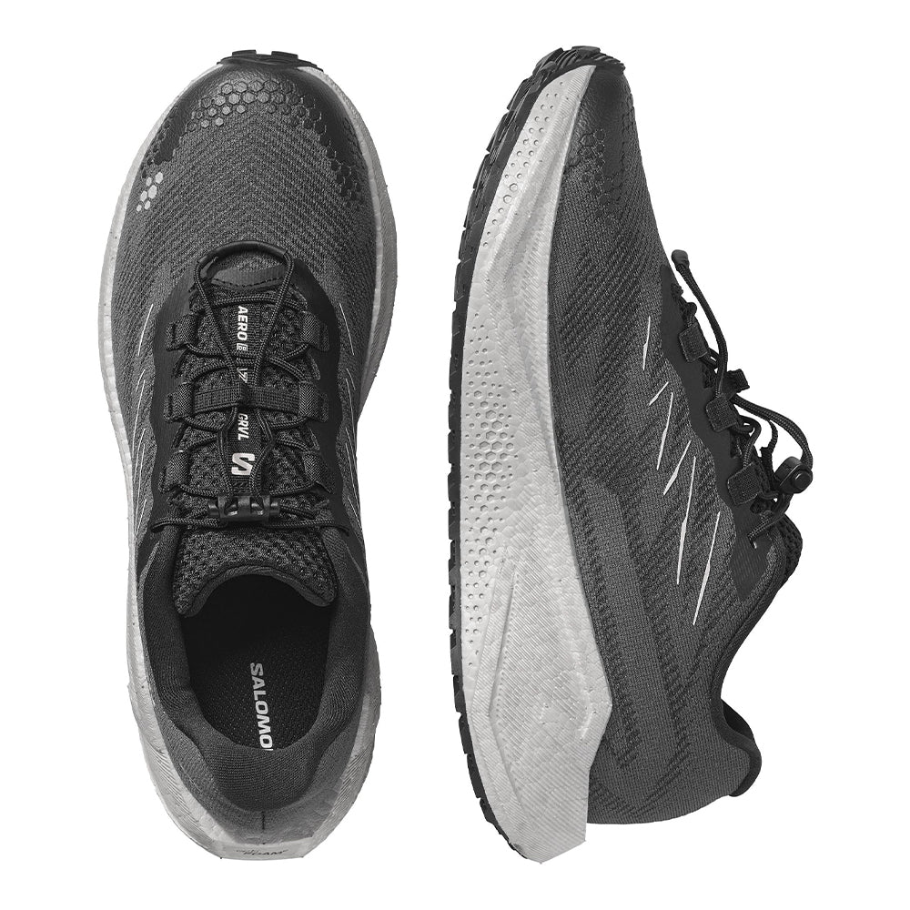 Salomon Men's Aero Blaze 4 Gravel - BlackToe Running#colour_black-silver-cloud
