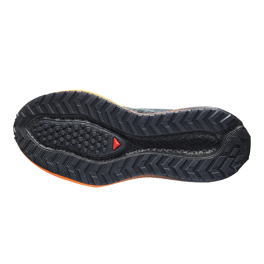 Salomon Men's Aero Glide 4 Gravel - BlackToe Running#colour_urban-chic-black-lime-cream