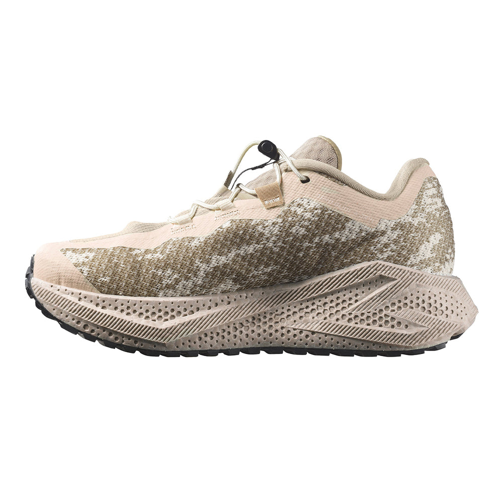 Salomon Women's Aero Glide 4 Gravel - BlackToe Running#colour_tapioca-desert-tan