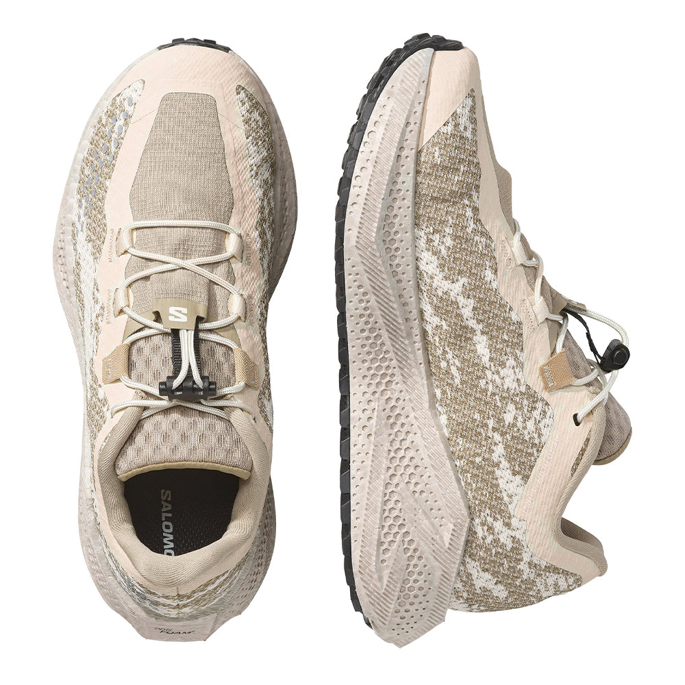 Salomon Women's Aero Glide 4 Gravel - BlackToe Running#colour_tapioca-desert-tan