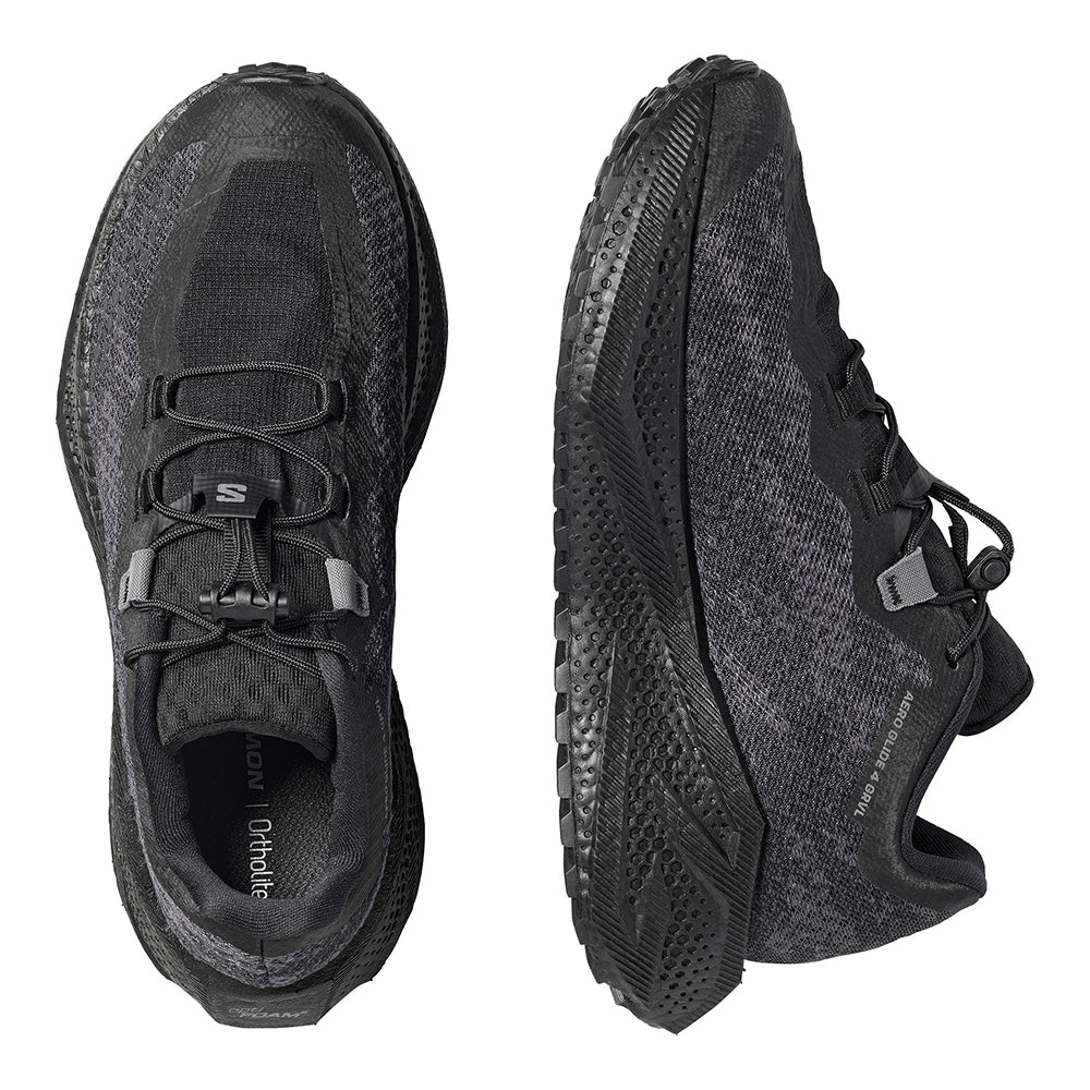 Salomon Women's Aero Glide 4 Gravel - BlackToe Running#colour_black-asphalt