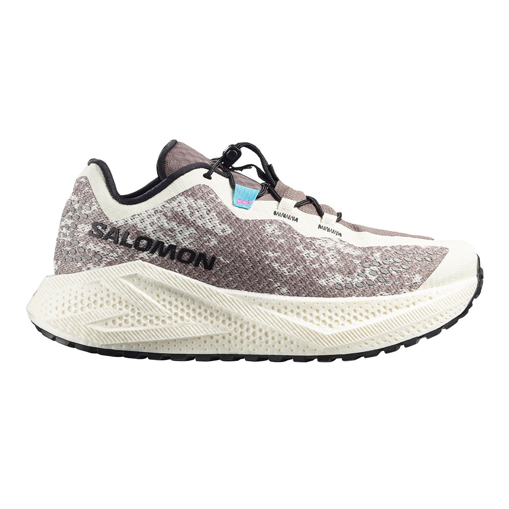 Salomon Women's Aero Glide 4 Gravel - BlackToe Running#colour_vanilla-ice-black-iron