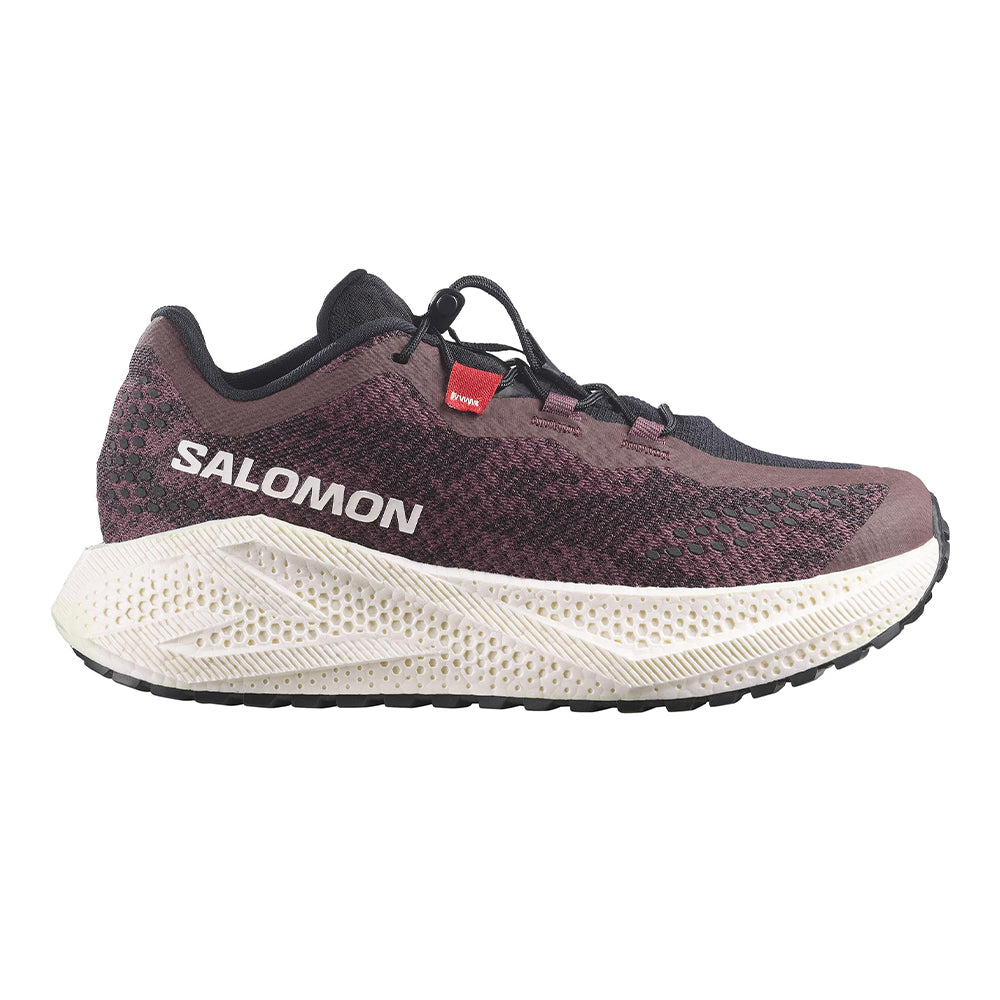 Salomon Women's Aero Glide 4 Gravel - BlackToe Running#colour_huckleberry-black-vanilla-ice