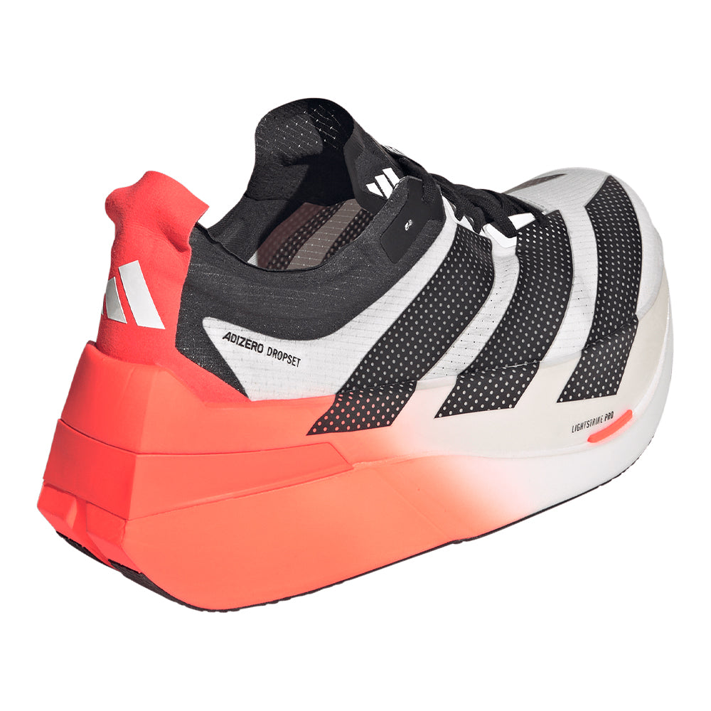 Adidas Adizero Dropset Elite - BlackToe Running#colour_cloud-white-solar-red-core-black