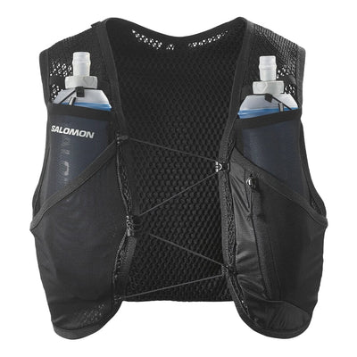 Salomon Active Skin 4 Set - BlackToe Running#colour_black-metal