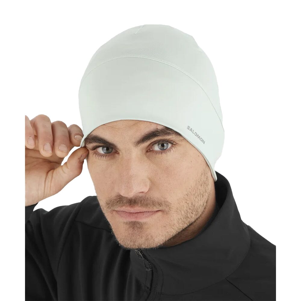 Salomon Active Beanie - BlackToe Running#colour_misty-blue