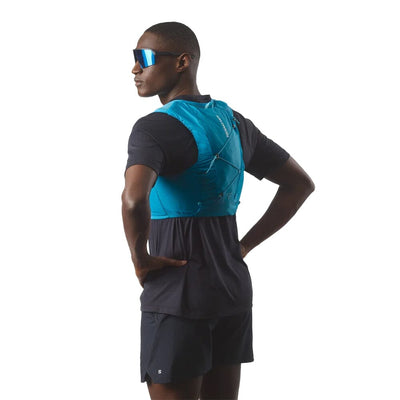 Salomon Active Skin 4 Set - BlackToe Running#colour_blue-danub