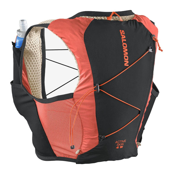 SALOMON ACTIVE SKIN 4 SET M ブラック/メタル Active Skin 4 Set | Salomon Vest – Mountain Running Company