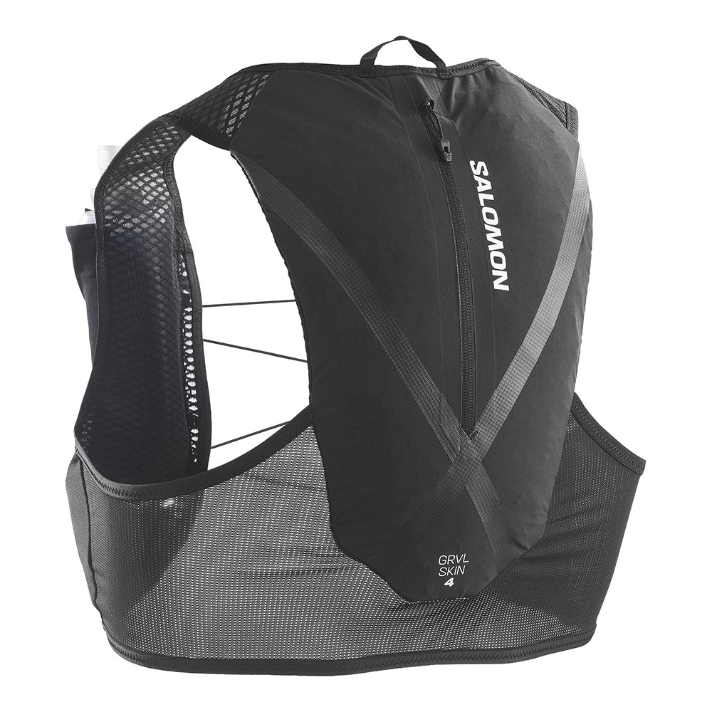 Salomon Gravel Skin 4 Set - BlackToe Running#colour_black