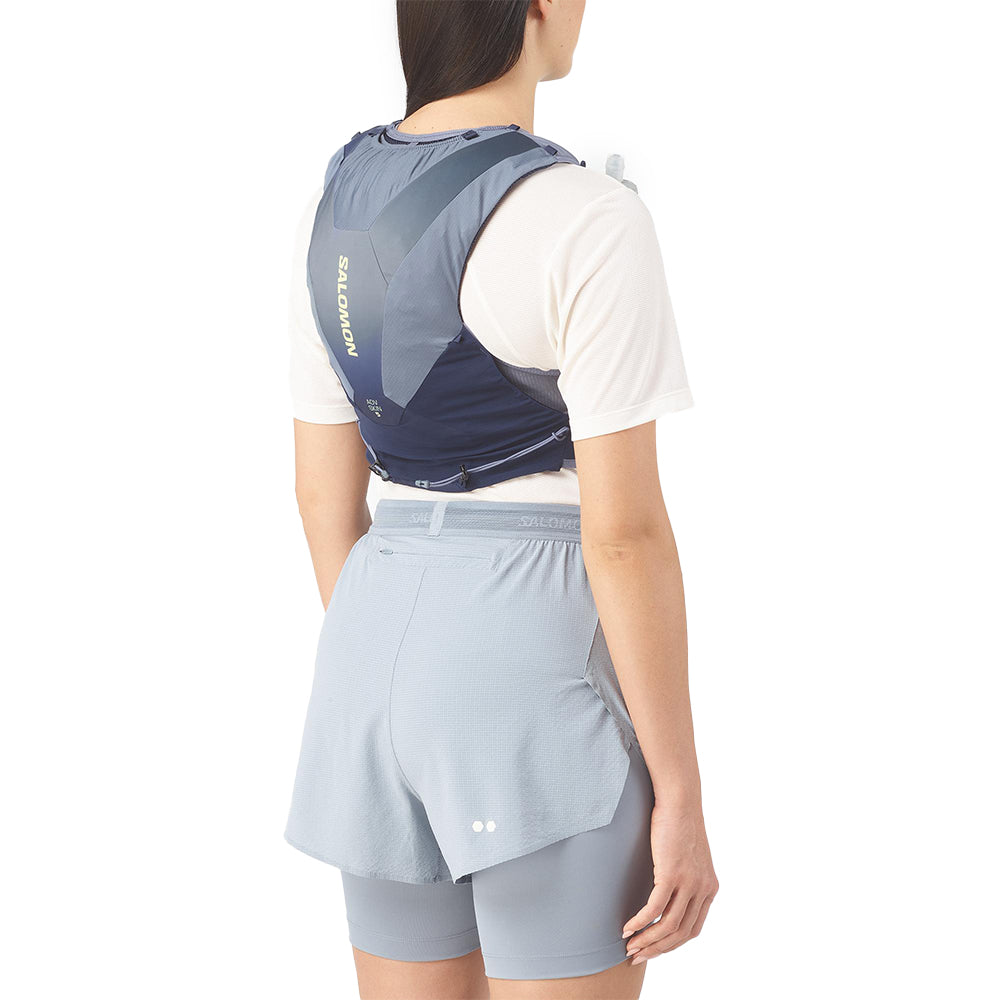 Salomon Advanced Skin 5 Set - BlackToe Running#colour_maritime-blue-grisaille