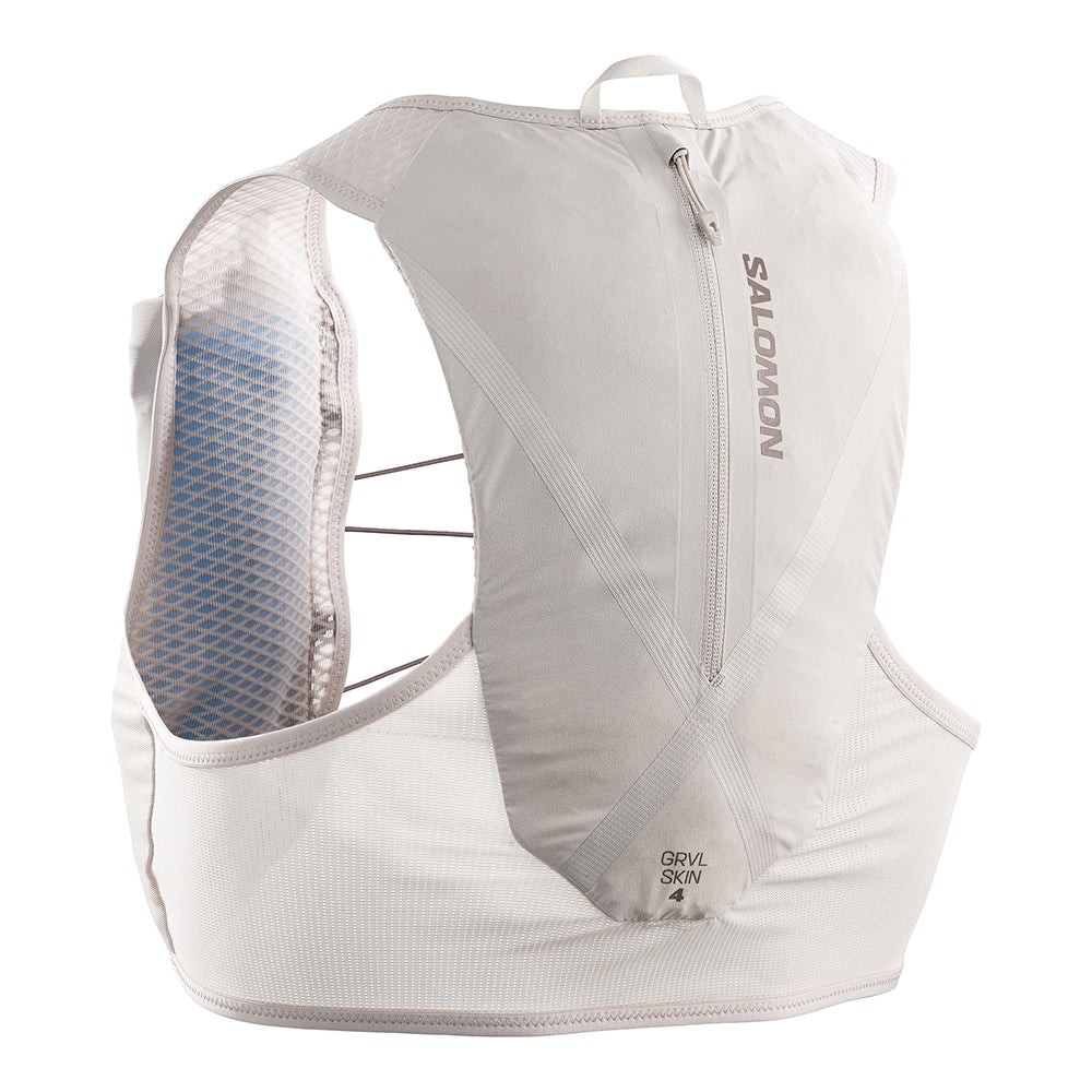 Salomon Gravel Skin 4 Set - BlackToe Running#colour_silver-cloud-iron