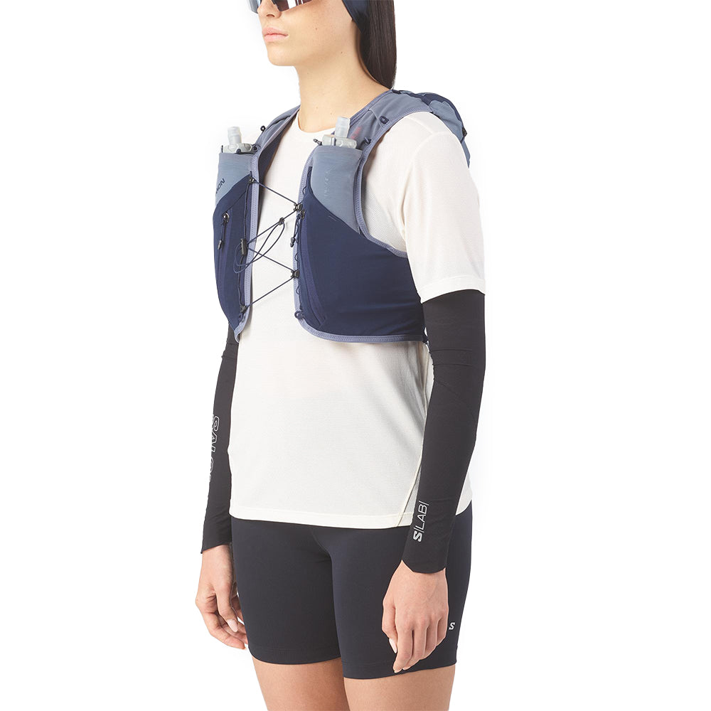 Salomon Advanced Skin 12 Set - BlackToe Running#colour_maritime-blue-grisaille