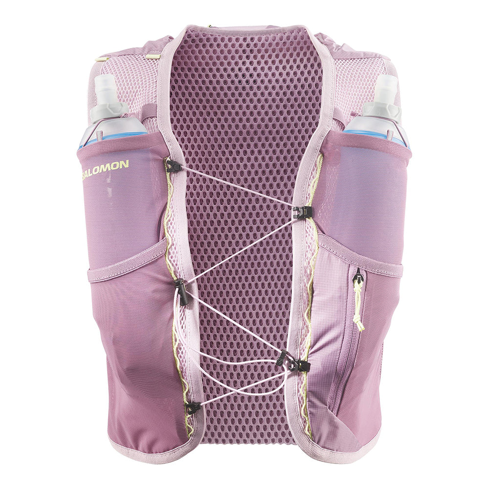 Salomon Women's Active Skin 4 Set - BlackToe Running#colour_dusky-orchid-dawn-pink
