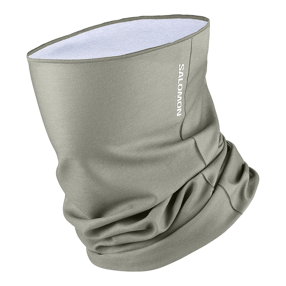 Salomon Neck Gaiter - BlackToe Running#colour_castor-gray